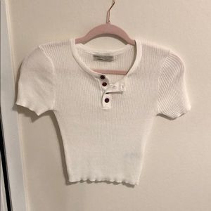 NEW!! Urban Outfitters Off White Crop Top